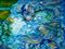 Art: KOI TWO ABSTRACT by Artist Marcia Baldwin