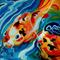 Art: LITTLE KOI by Artist Marcia Baldwin