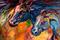 Art: RUN ~An Equine Abstract by Artist Marcia Baldwin