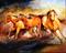 Art: STAMPEDE MUSTANGS by Artist Marcia Baldwin