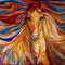 Art: The POWERFUL ~An Equine Abstract Horses of the Southwest Series by Artist Marcia Baldwin