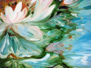 Detail Image for art MISTY WATERLILIES 4848