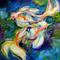 Art: DANCE of the KOI by Artist Marcia Baldwin