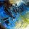 Art: BLUE GHOST FREISIAN EQUINE by Artist Marcia Baldwin