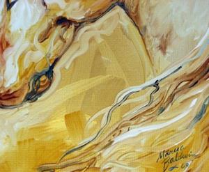 Detail Image for art EQUINE FRIENDS of GOLD