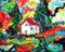 Art: The Old Homestead - sold by Artist Ulrike 'Ricky' Martin
