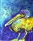 Art: Pelican Abstract - sold by Artist Ulrike 'Ricky' Martin