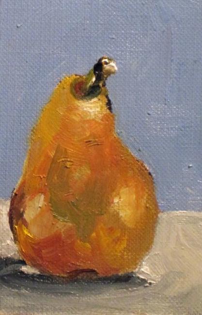 Art: Pear Aceo by Artist Delilah Smith