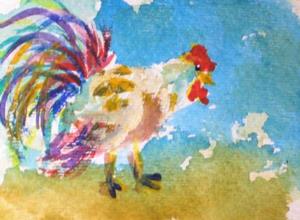 Detail Image for art Rooster-sold