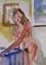 Art: Nude No. 3 Aceo by Artist Delilah Smith
