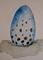 Art: Blue Egg Aceo by Artist Delilah Smith