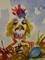 Art: Sad Bird with Nest and Egg, Aceo by Artist Delilah Smith