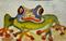 Art: Frog Aceo by Artist Delilah Smith