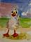 Art: Duck Aceo by Artist Delilah Smith