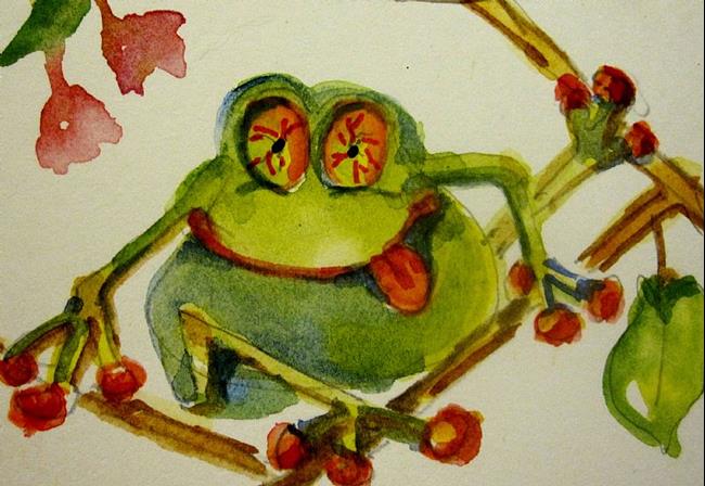 Art: One of Those Day aceo by Artist Delilah Smith