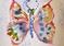 Art: Pink Butterfly Aceo by Artist Delilah Smith