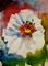 Art: White Flower Aceo by Artist Delilah Smith