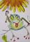 Art: Out on A Limb Frog by Artist Delilah Smith