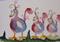 Art: Bird Family by Artist Delilah Smith