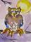 Art: Old Owl by Artist Delilah Smith