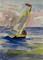 Art: Sail Boat by Artist Delilah Smith