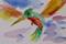 Art: Green Hummingbird by Artist Delilah Smith