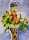 Art: A Partridge in a Pear Tree Aceo by Artist Delilah Smith