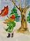 Art: Winter Wind Aceo by Artist Delilah Smith