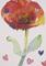 Art: Love Flower Aceo by Artist Delilah Smith