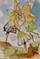 Art: Flower Picking fairy by Artist Delilah Smith