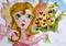 Art: Fairy Picking Flowers by Artist Delilah Smith
