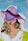 Art: Purple Hat by Artist Delilah Smith