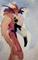 Art: Fluffy Flamingo-sold by Artist Delilah Smith