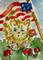 Art: 4th of July Fat Cat by Artist Delilah Smith