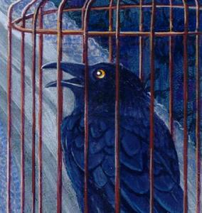 Detail Image for art The Caged Raven Detail Image for art The Caged Raven