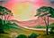 Art: Oriental Landscape by Artist Deanne Flouton
