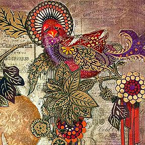 Detail Image for art Two Birds in Paradise Detail Image for art Two Birds in Paradise