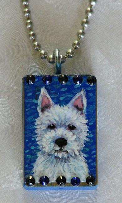 Art: Westie Dog by Artist Melinda Dalke