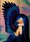Art: Lovely Blue Bird by Artist Nico Niemi