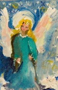 Detail Image for art Snow Angel-sold