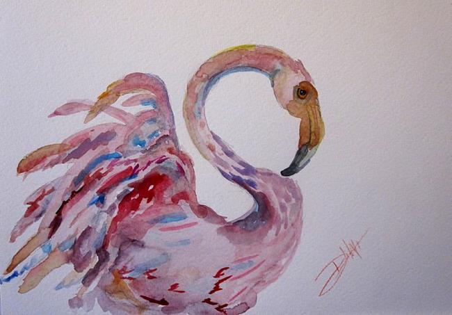 Art: Flamingo by Artist Delilah Smith