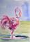 Art: Pink Flamingo by Artist Delilah Smith