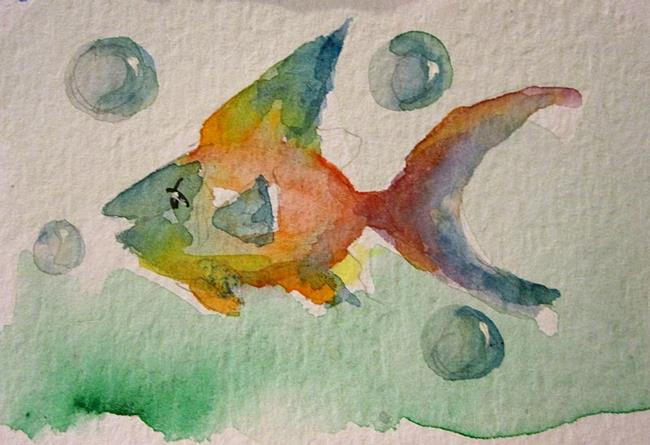 Art: Rainbow Fish by Artist Delilah Smith
