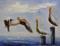Art: Three Pelicans by Artist Barbara Haviland