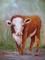 Art: Cow    by Artist Barbara Haviland