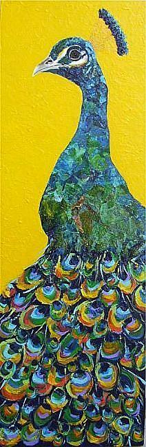 Art: Peacock - SOLD by Artist Ulrike 'Ricky' Martin
