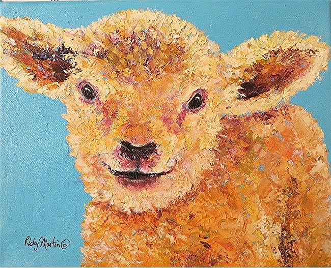 Art: Little Lamb - sold by Artist Ulrike 'Ricky' Martin