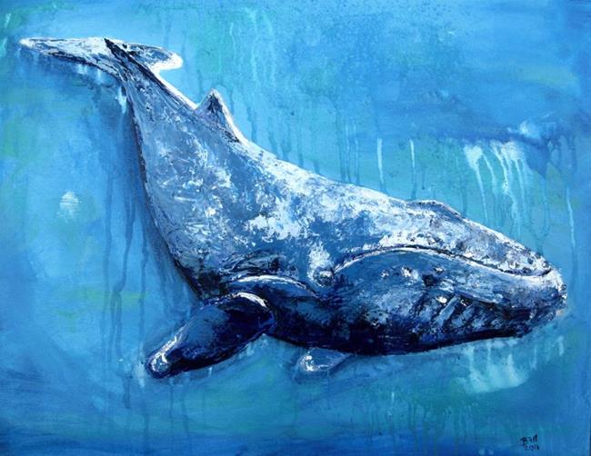 Art: humpback1-800.jpg by Artist Ben Walker