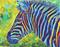 Art: A Zebra of many Colors  - SOLD by Artist Ulrike 'Ricky' Martin