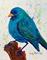 Art: My Blue Birdy by Artist Ulrike 'Ricky' Martin